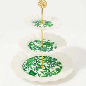 NWT Lilly Pulitzer 3 tier serving tray